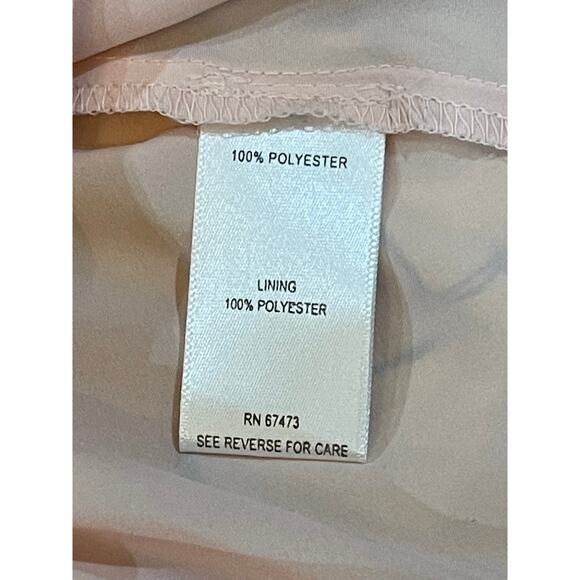 NWT Taylor Ruffle Hem Floral Chiffon Dress Size 8 - Picture 10 of 10